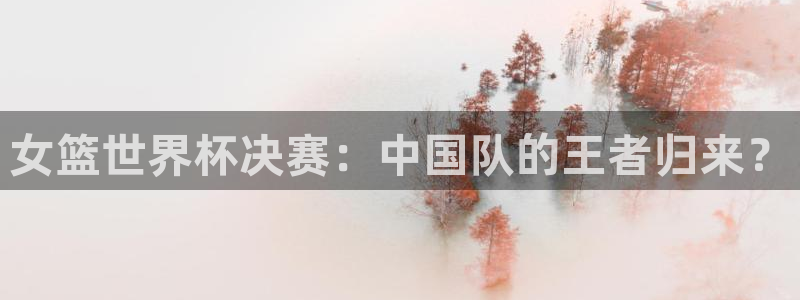 2026世界杯：女篮世界杯决赛：中国队的王者归来？